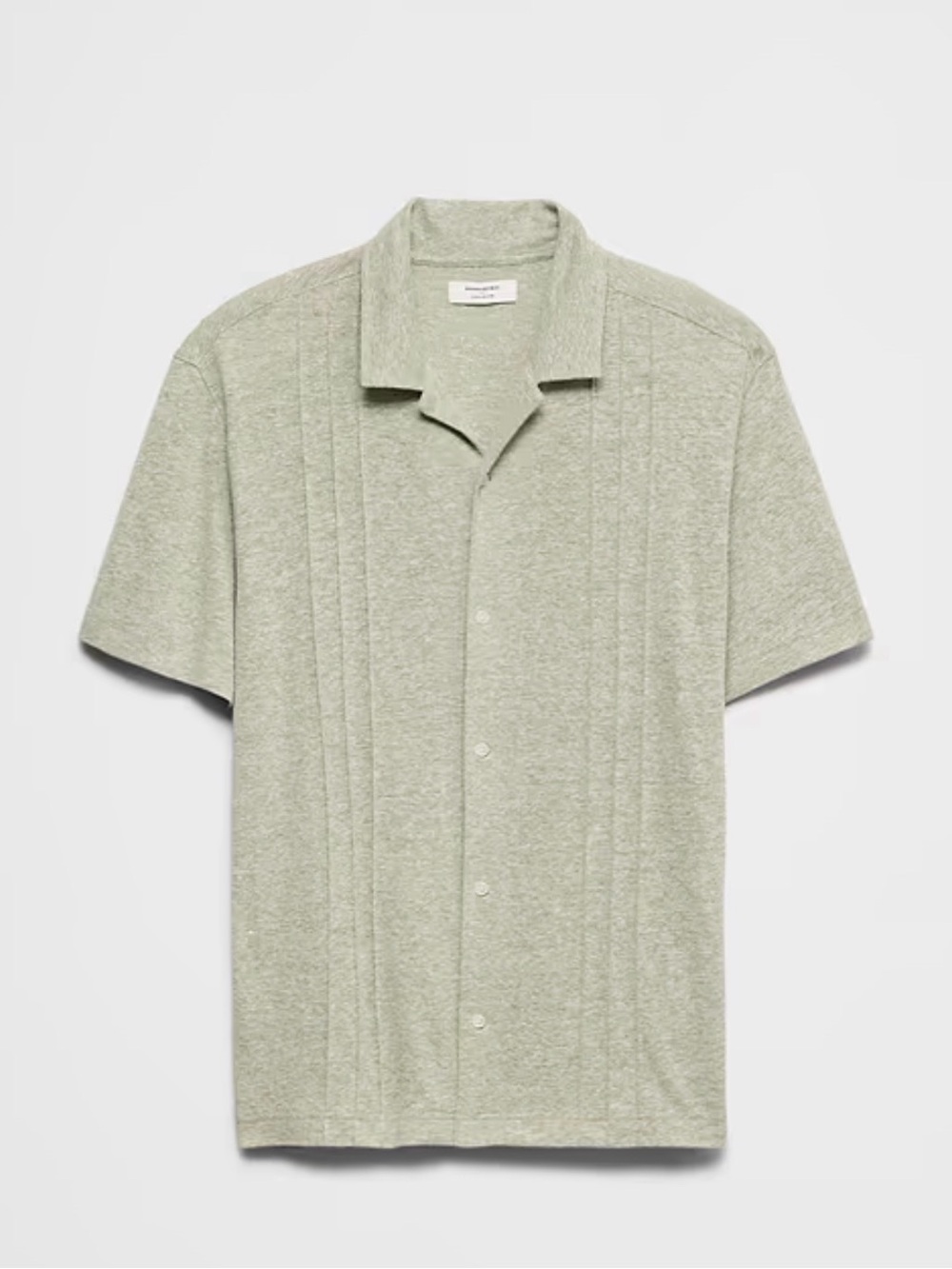 Men’s Banana Republic Linen Blend Pintuck Polo Size Large Tall NWT